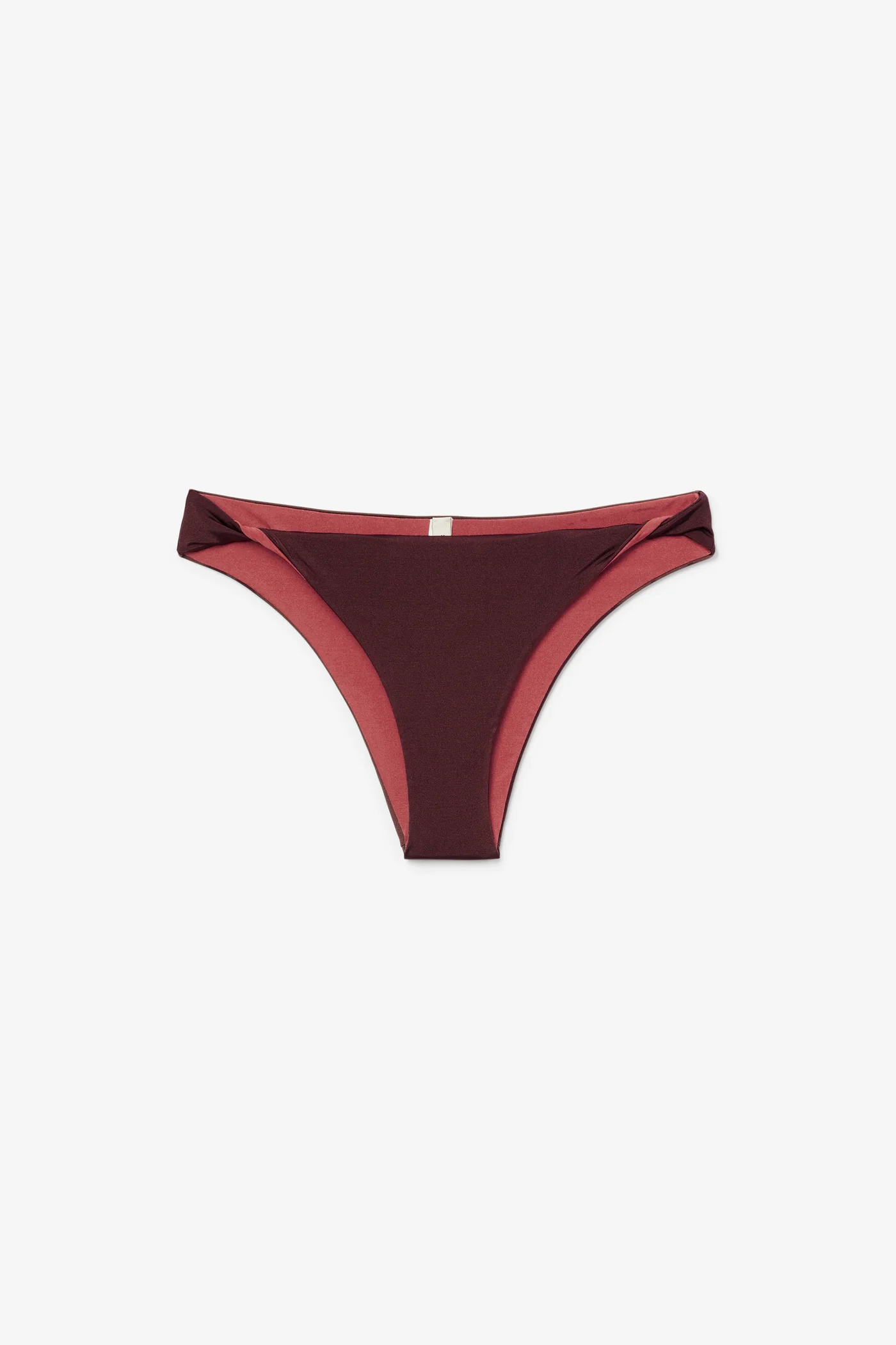 Twisted Bikini Bottoms Burgundy Badetøy